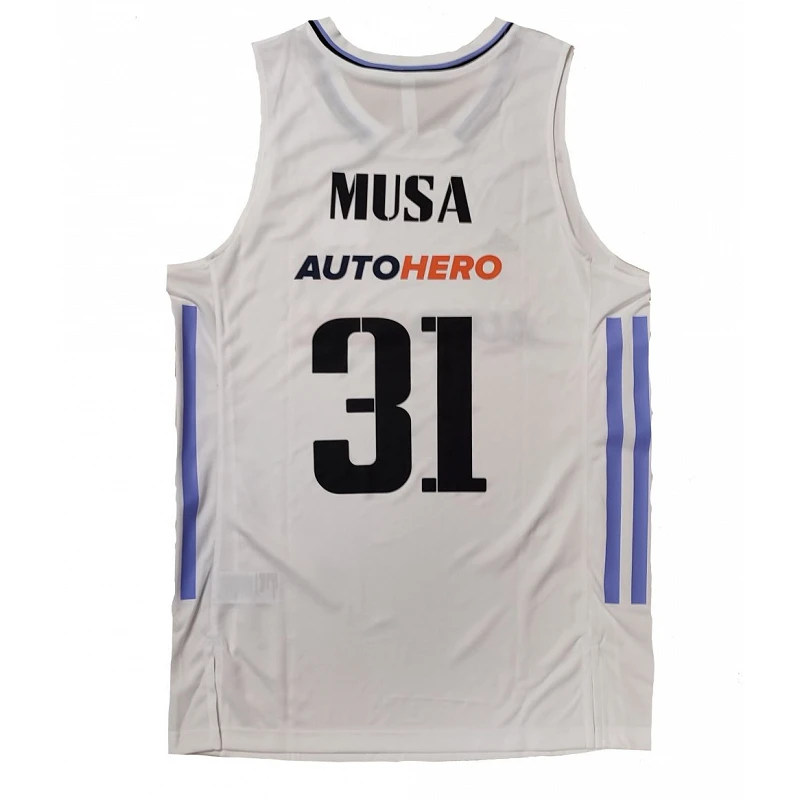 Camiseta Real Madrid Baloncesto Musa Junior Adidas Ni Os