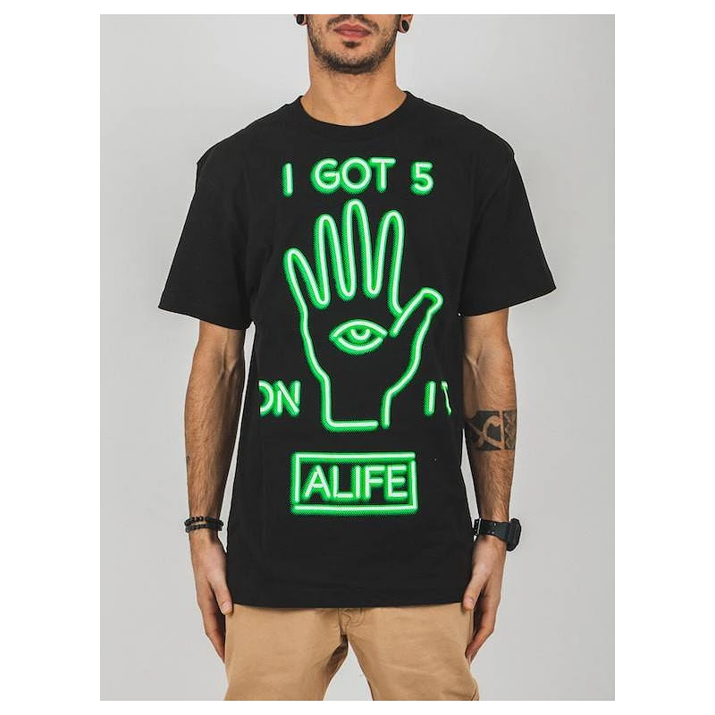 CAMISETA ALIFE - NEON GREEN