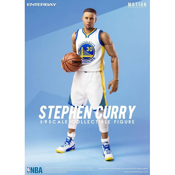 FIGURA ENTERBAY -STEPHEN CURRY WARRIORS 1/9