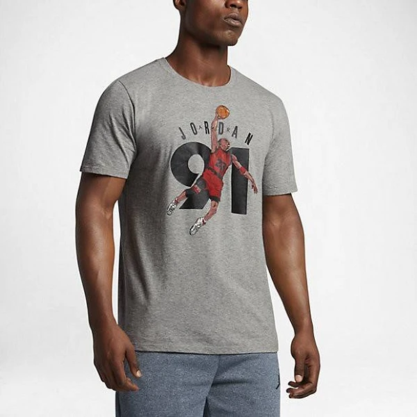 CAMISETA NIKE AIR JORDAN 6 "91" GREY