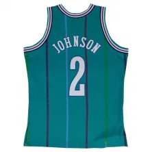 CAMISETA LARRY JOHNSON - CHARLOTTE HORNETS - SWINGMAN