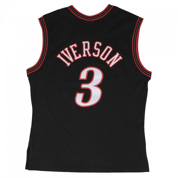 CAMISETA ALLEN IVERSON - SIXERS - SWINGMAN NEGRA