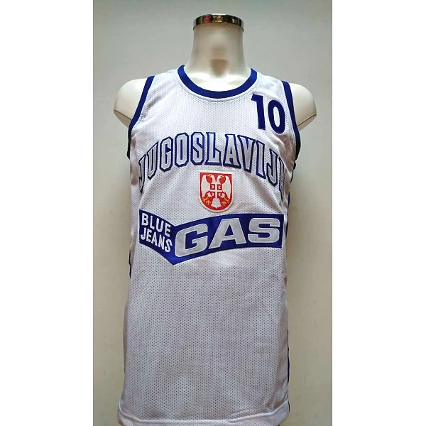 CAMISETA SASA DJORDJEVIC - YUGOSLAVIA BLANCA