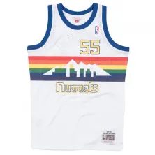 CAMISETA DIKEMBE MUTOMBO - DENVER NUGGETS - SWINGMAN BLANCA