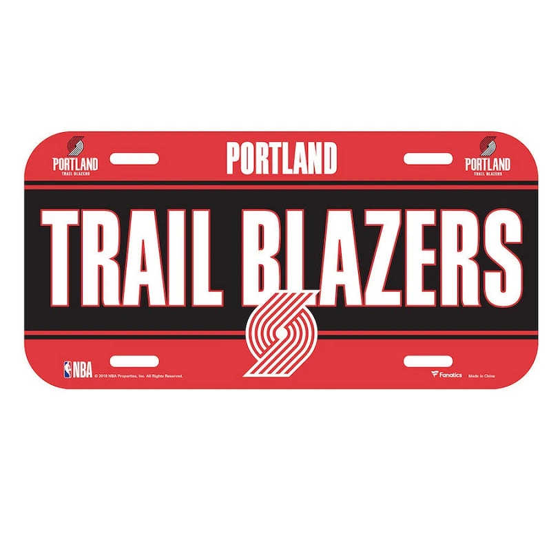 PLACA PORTLAND TRAIL BLAZERS