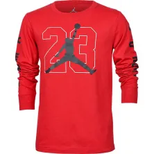 CAMISETA ML NIKE AIR JORDAN JUMPMAN RED