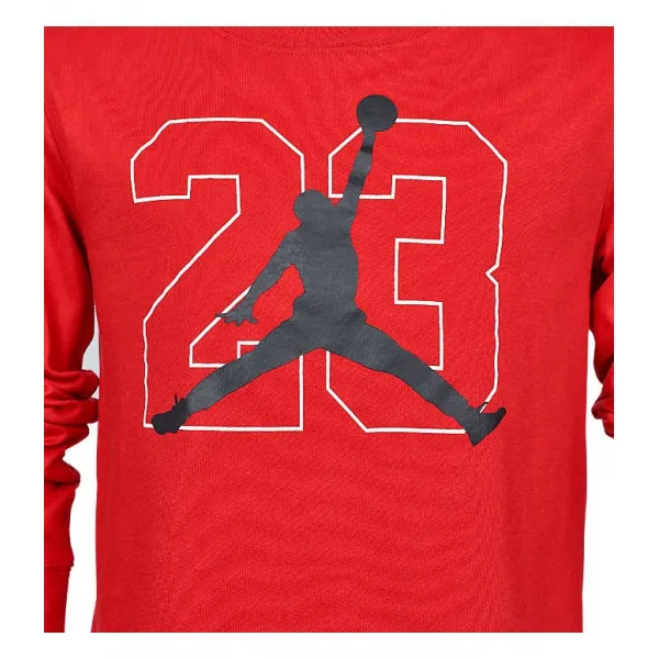 CAMISETA ML NIKE AIR JORDAN JUMPMAN RED