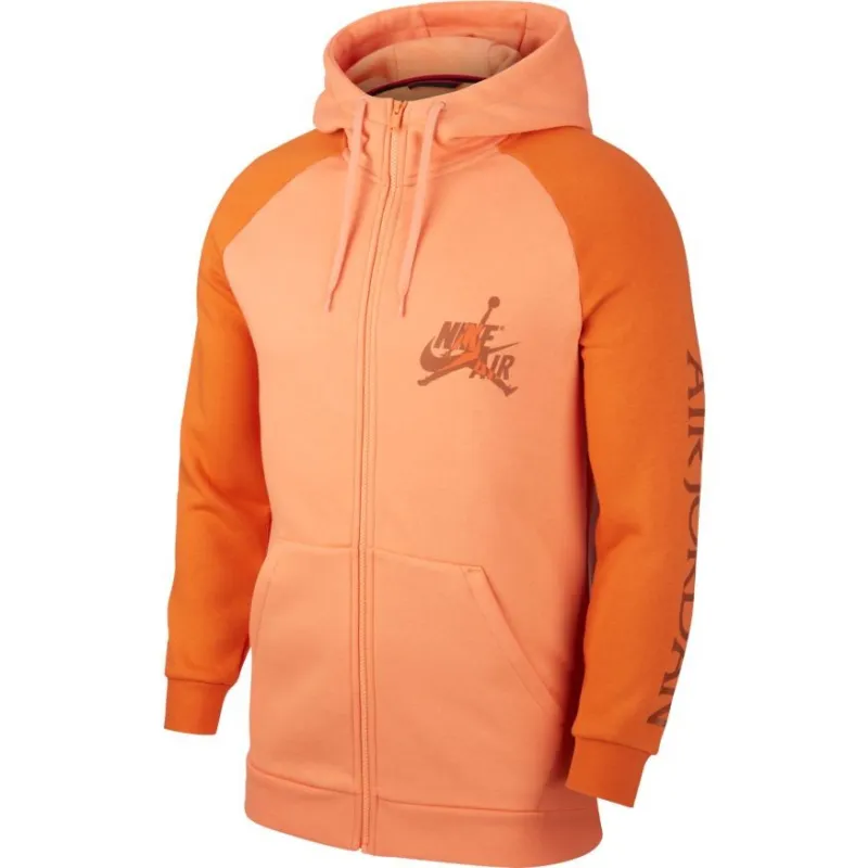 SUDADERA NIKE AIR JORDAN JUMPMAN CLASSICS ORANGE