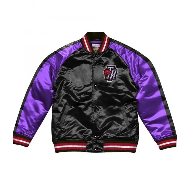 CHAQUETA MITCHELL AND NESS TORONTO RAPTORS BLOCKED SATIN CHAQUETA MITCHELL AND NESS TORONTO RAPTORS BLOCKED SATIN
