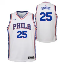 CAMISETA BEN SIMMONS SIXERS SWINGMAN JUNIOR BLANCA