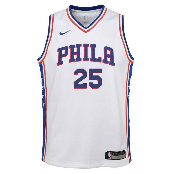 CAMISETA BEN SIMMONS SIXERS SWINGMAN JUNIOR BLANCA