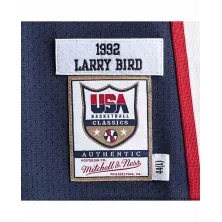 Camiseta Swingman de baloncesto Larry Bird Dream Team 92 detalle