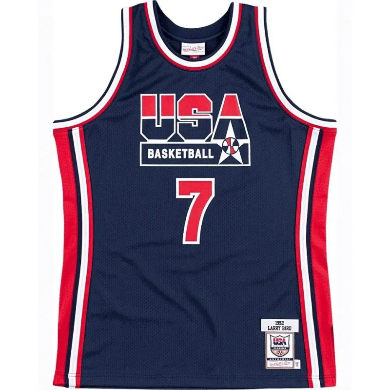 Camiseta Swingman de baloncesto Larry Bird Dream Team 92 vista frontal