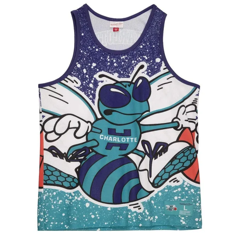 CAMISETA JUMBOTRON CHARLOTTE HORNETS - MITCHELL NESS JERSEY