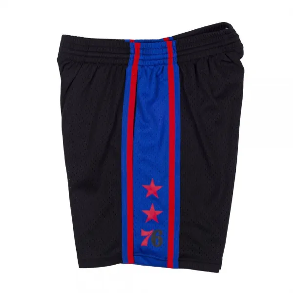 SHORT PHILADELPHIA 76ERS SIXERS RELOAD SWINGMAN - MITCHELL & NESS NEGRO