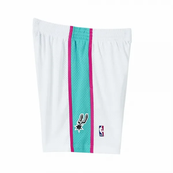 SHORT SAN ANTONIO SPURS RELOAD SWINGMAN - MITCHELL & NESS-BLANCO