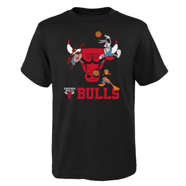 CAMISETA SPACE JAM 2 WARMING UP - LOGO CHICAGO BULLS JUNIOR CAMISETA SPACE JAM 2 WARMING UP - LOGO CHICAGO BULLS JUNIOR