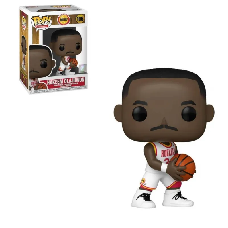 FUNKO POP HAKEEM OLAJUWON - HOUSTON ROCKETS WHITE -106