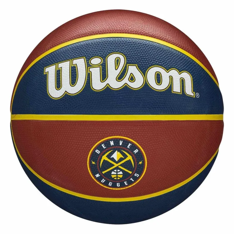 Balon de baloncesto Denver Nuggets NBA tribute de Wilson frente