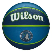 Balon Wilson Timberwolves NBA tribute para exterior vista frontal