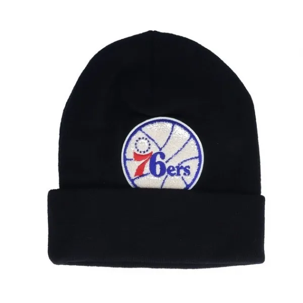 GORRO PHILADELPHIA 76ERS MITCHELL & NESS "CHENILLE LOGO CUFF "