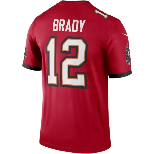 CAMISETA TOM BRADY TAMPA BAY BUCCANEERS - NIKE NFL LEGEND JERSEY RED