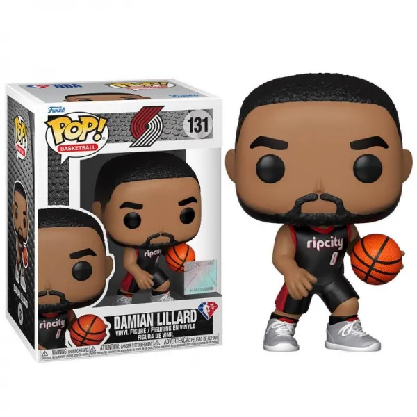 FUNKO POP DAMIAN LILLARD - " CITY EDITION" PORTLAND TRAIL BLAZERS 129