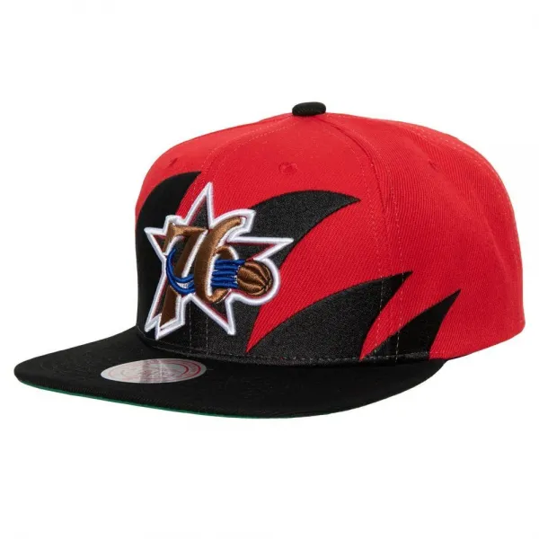 GORRA PHILADELPHIA 76ERS SIXERS NBA SHARKTOOTH - MITCHELL AND NESS