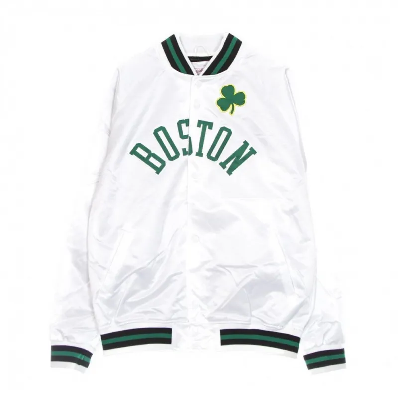 CHAQUETA BOSTON CELTICS LIGHTWEIGHT SATIN MITCHELL AND NESS