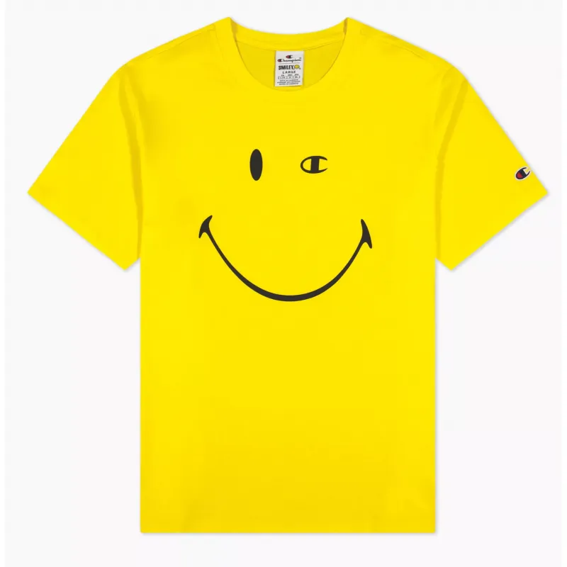 CAMISETA CHAMPION X "SMILE" AMARILLA