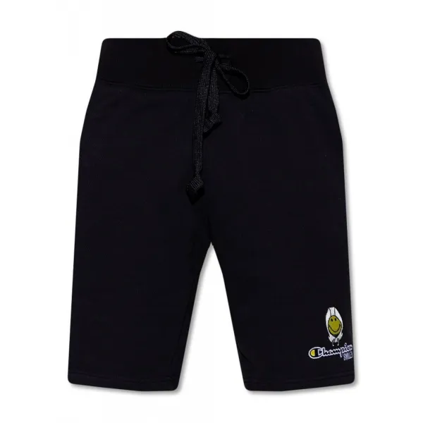 BERMUDAS CHAMPION X SMILEY EN NEGRO