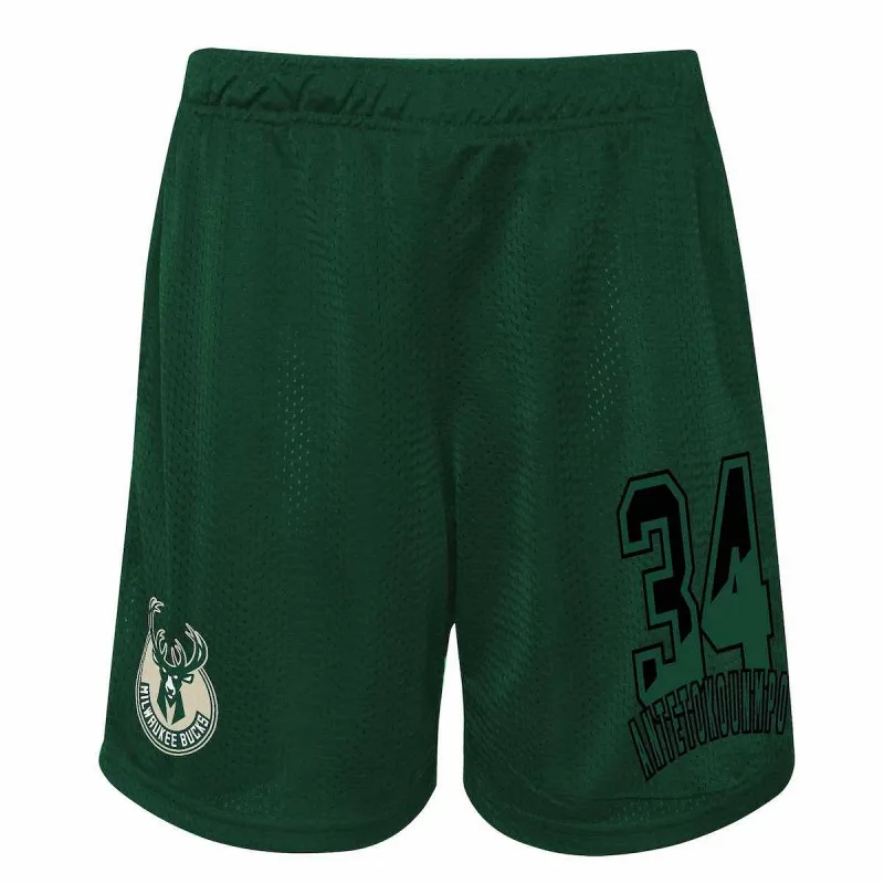 SHORT MILWAUKEE BUCKS JUMP BALL UP - ANTETOKOUNMPO - OUTERSTUFF