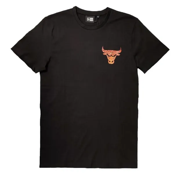 CAMISETA CHICAGO BULLS NEW ERA "WATER PRINT" NEGRA