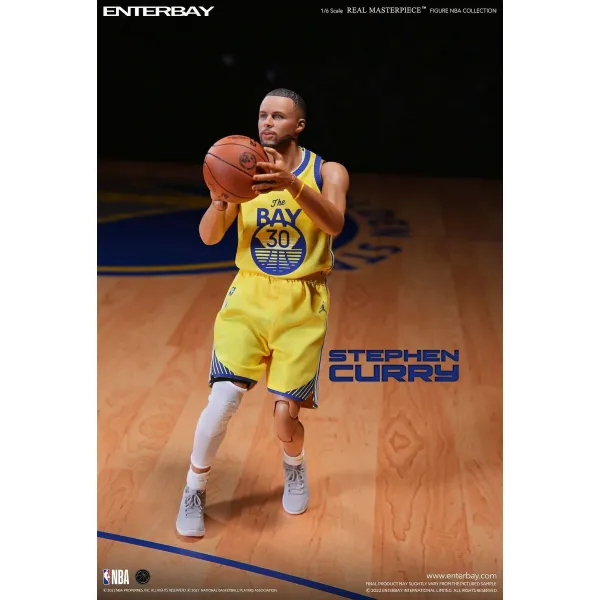 FIGURA ENTERBAY - STEPHEN CURRY 1/6 WARRIORS MASTERPIECE