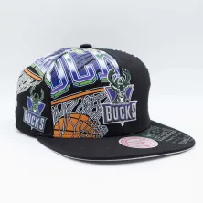 GORRA MILWAUKEE BUCKS NBA SHIRT REMIX - MITCHELL AND NESS