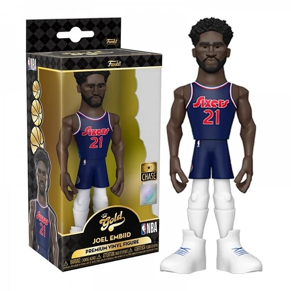 FUNKO VINYL GOLD NBA JOEL EMBIID - PHILADELPHIA (CHASE)