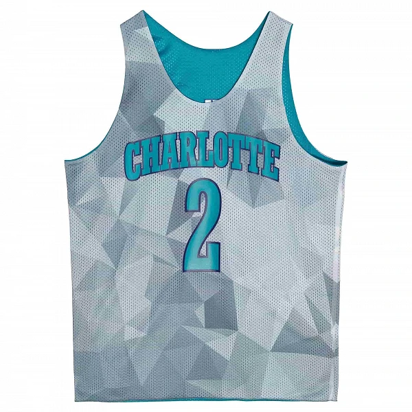 CAMISETA LARRY JOHNSON REVERSIBLE CHARLOTTE HORNETS MESH TANK