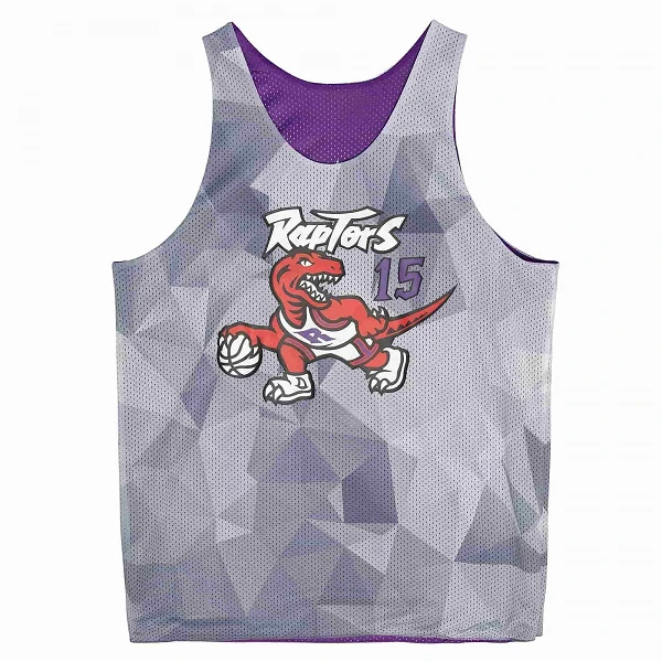 CAMISETA VINCE CARTER REVERSIBLE TORONTO RAPTORS MESH TANK