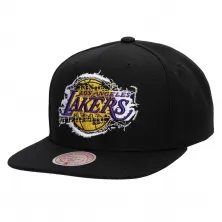 GORRA LAKERS NBA EMBROIDERY GLITCH - MITCHELL AND NESS.