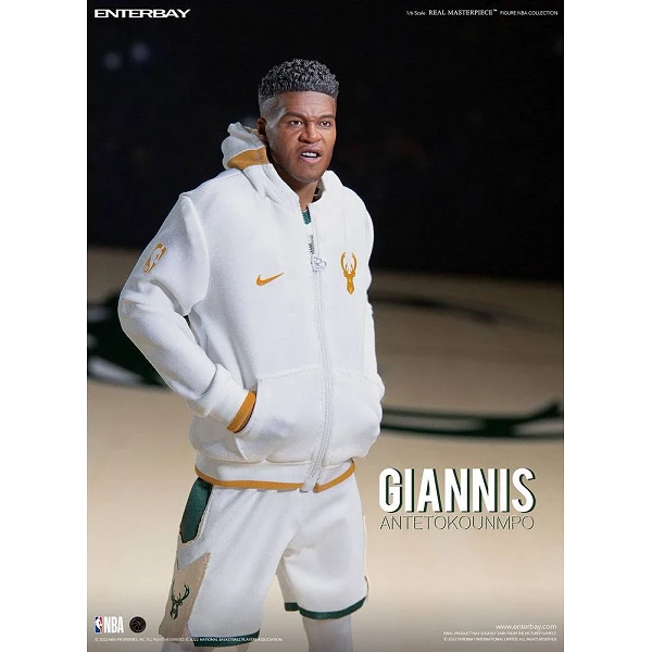 FIGURA ENTERBAY - GIANNIS ANTETOKOUNMPO 1/6 MILWAUKEE BUCKS MASTERPIECE