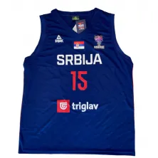 CAMISETA NIKOLA JOKIC SERBIA - PEAK AZUL EUROBASKET 22