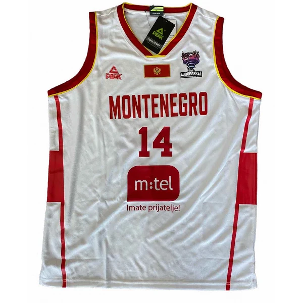 EQUIPACION MONTENEGRO BOGAN DUBLJEVIC - PEAK BLANCA EUROBASKET 22