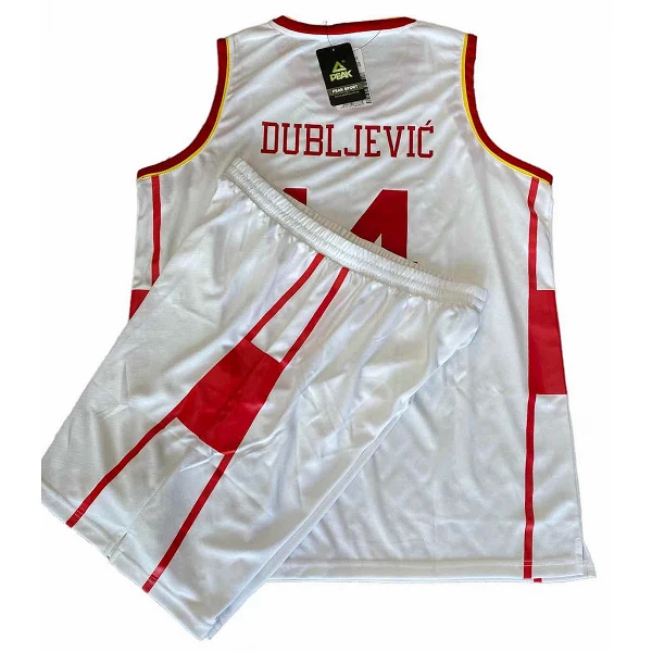 EQUIPACION MONTENEGRO BOGAN DUBLJEVIC - PEAK BLANCA EUROBASKET 22