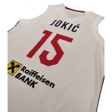 CAMISETA NIKOLA JOKIC SERBIA - PEAK BLANCA EUROBASKET 22