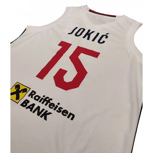 CAMISETA NIKOLA JOKIC SERBIA - PEAK BLANCA EUROBASKET 22