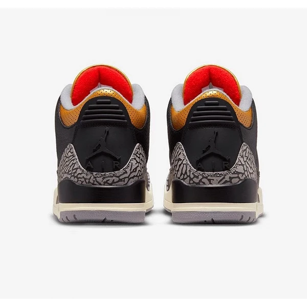 NIKE AIR JORDAN III RETRO W "BLACK CEMENT GOLD"