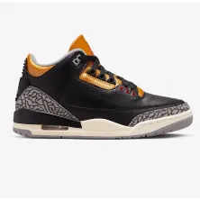 NIKE AIR JORDAN III RETRO W "BLACK CEMENT GOLD"