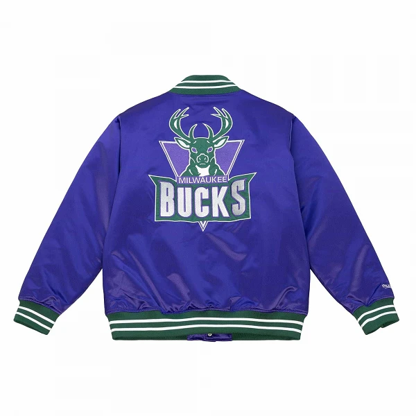 Chaqueta Milwaukee Bucks baloncesto Mitchell Ness