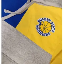 sudadera con capucha Golden State Warriors Tie Breaker de Mitchell and Ness