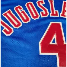 camiseta Drazen Petrovic con seleccion jugoslava azul